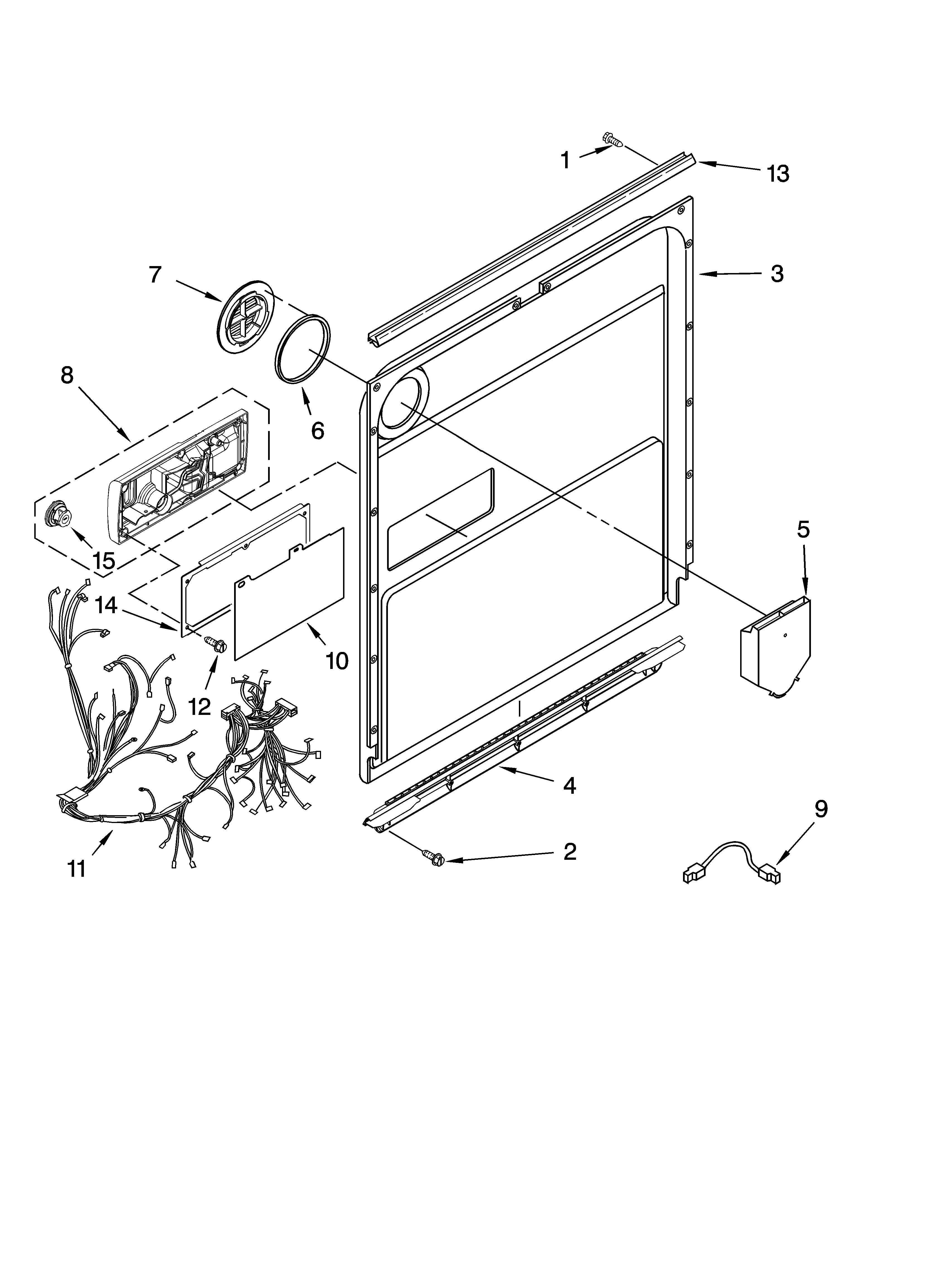 Door and latch parts