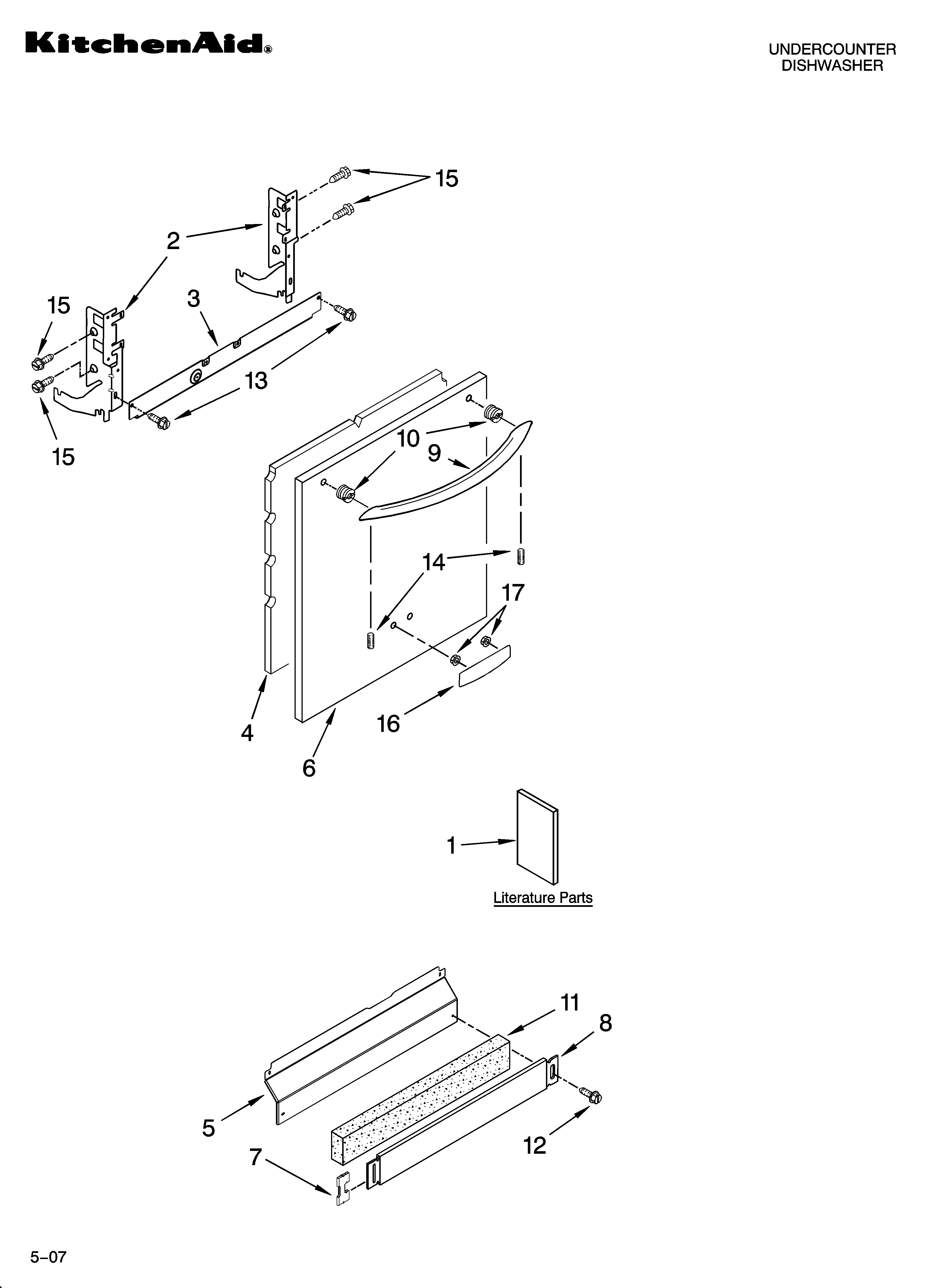 Door and panel parts