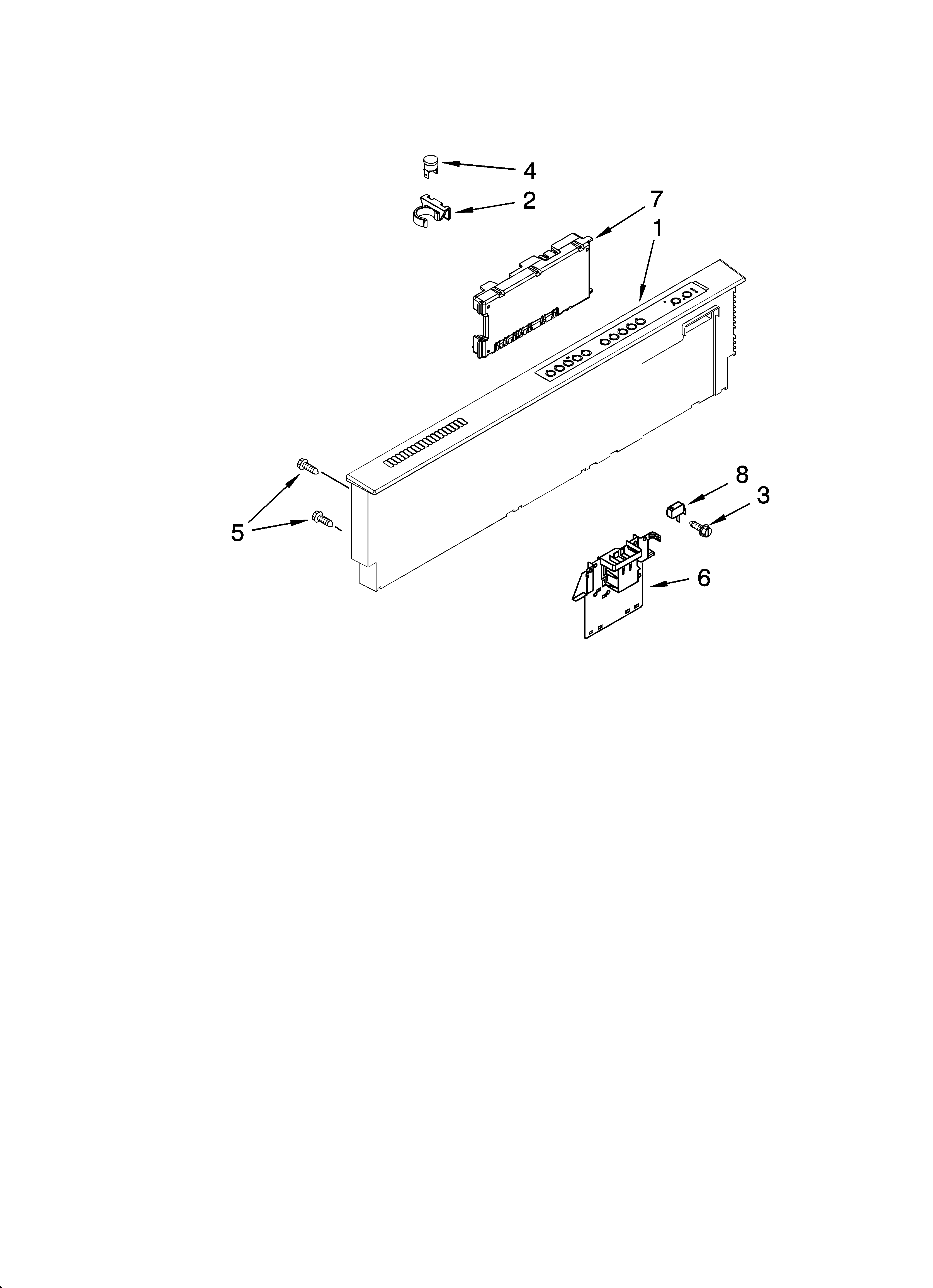 Control panel parts
