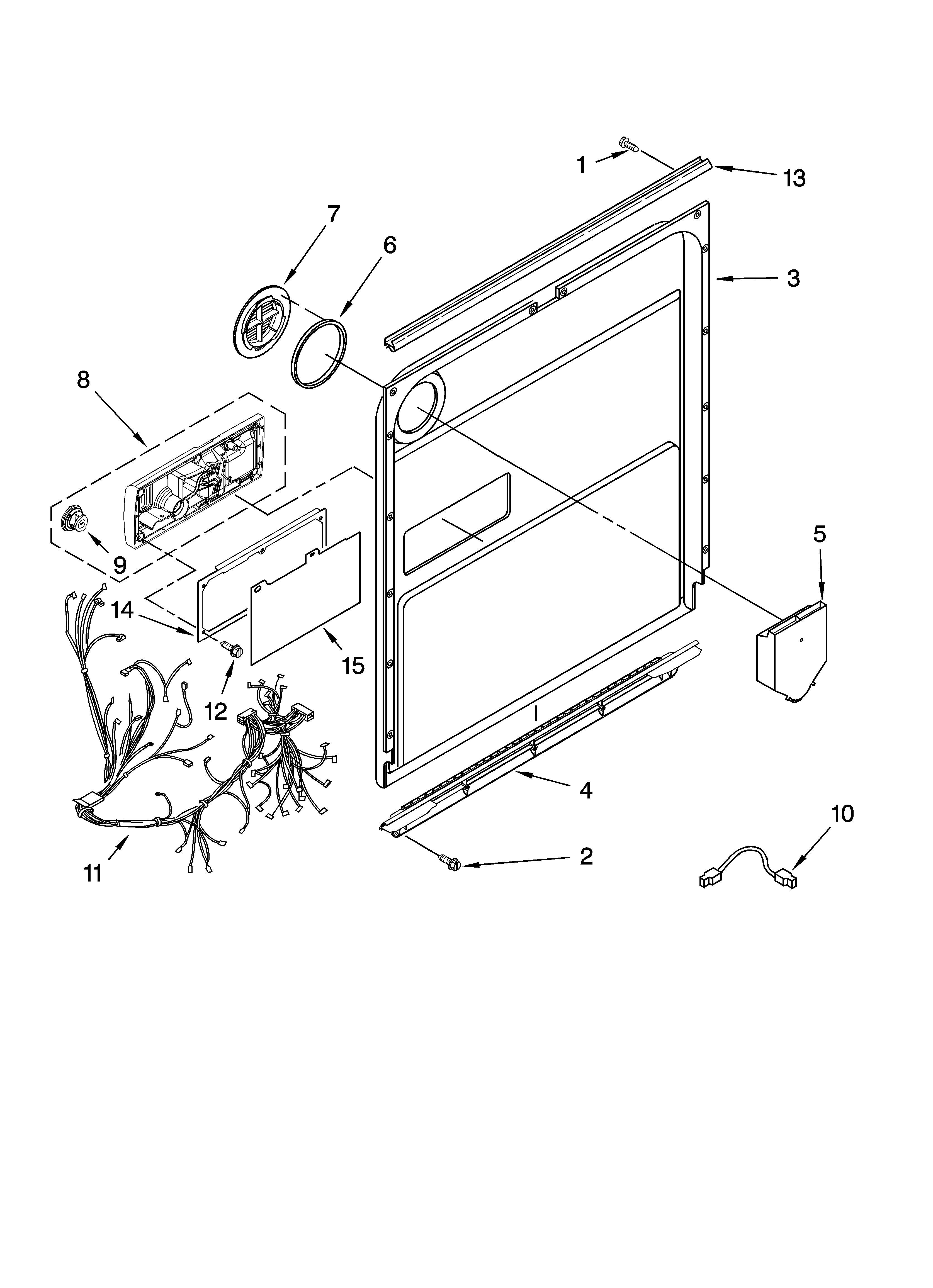 Door and latch parts