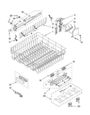 Upper rack and track parts