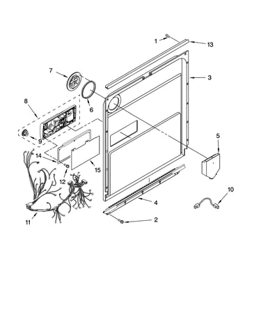 Door and latch parts