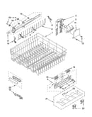 Upper rack and track parts