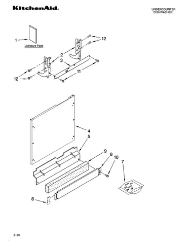Door and panel parts