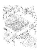 Upper rack and track parts