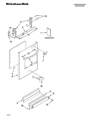 Door and panel parts