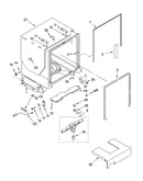 Tub and frame parts