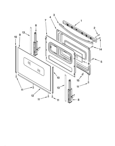 Door parts, optional parts (not included)