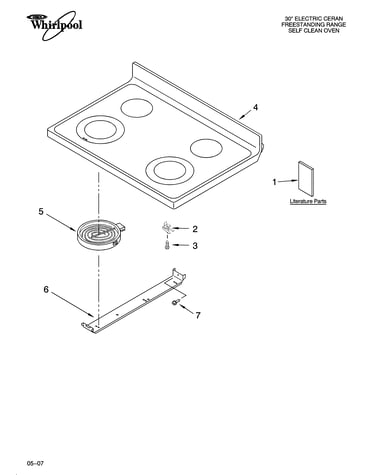 Cooktop parts