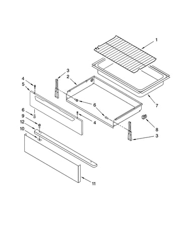 Drawer & broiler parts
