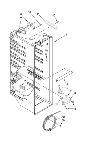 Refrigerator liner parts