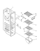 Freezer liner parts
