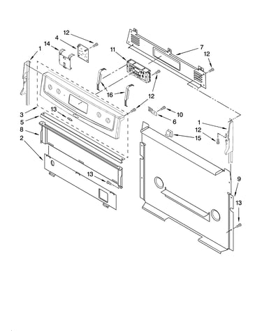 Control panel parts