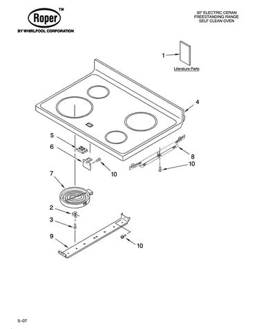 Cooktop parts