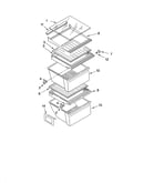 Refrigerator shelf parts