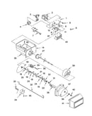 Motor and ice container parts