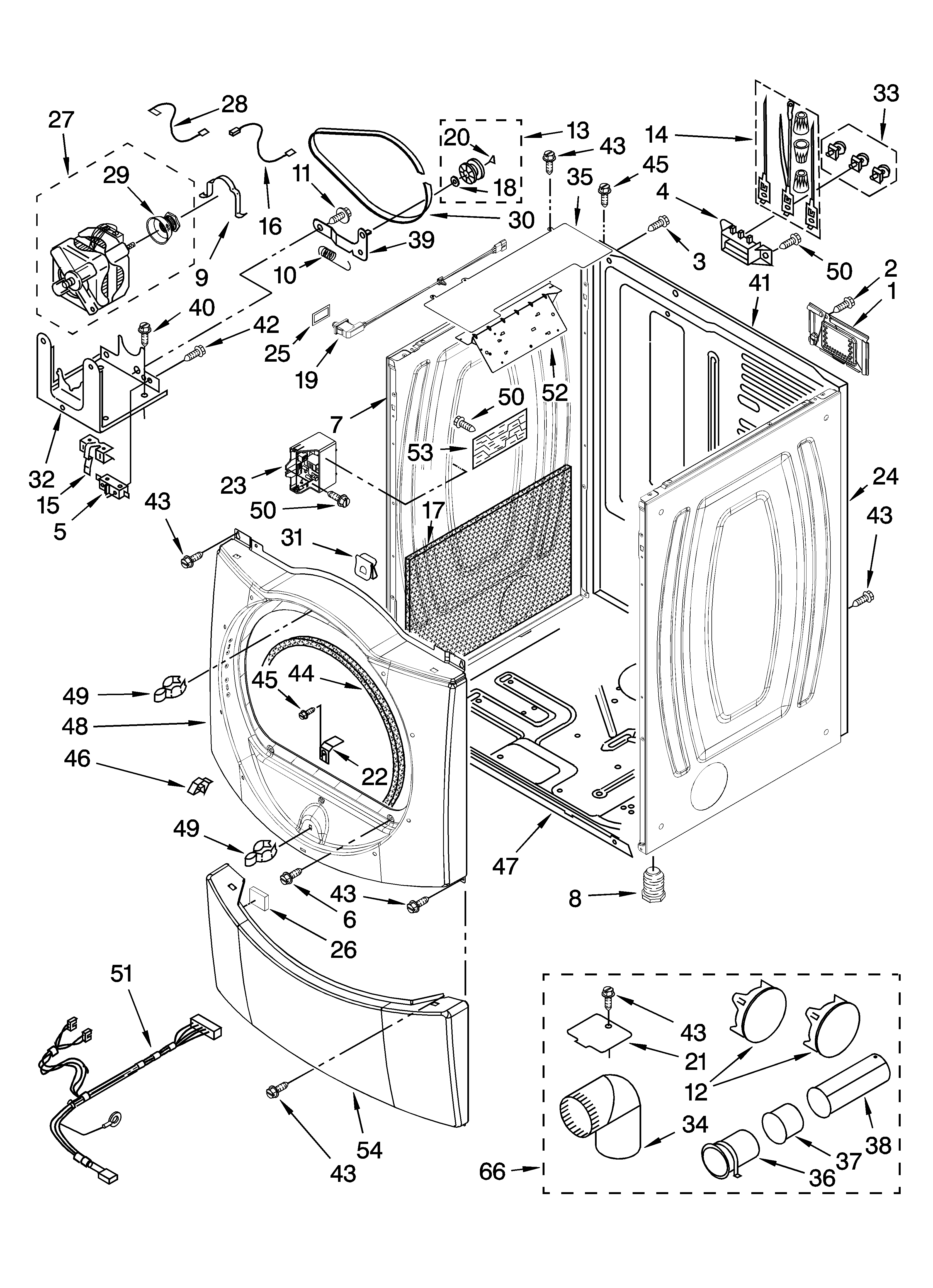 Cabinet parts