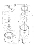 Agitator, basket and tub parts