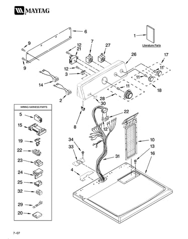 Top and console parts