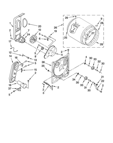 Bulkhead parts, optional parts (not included)