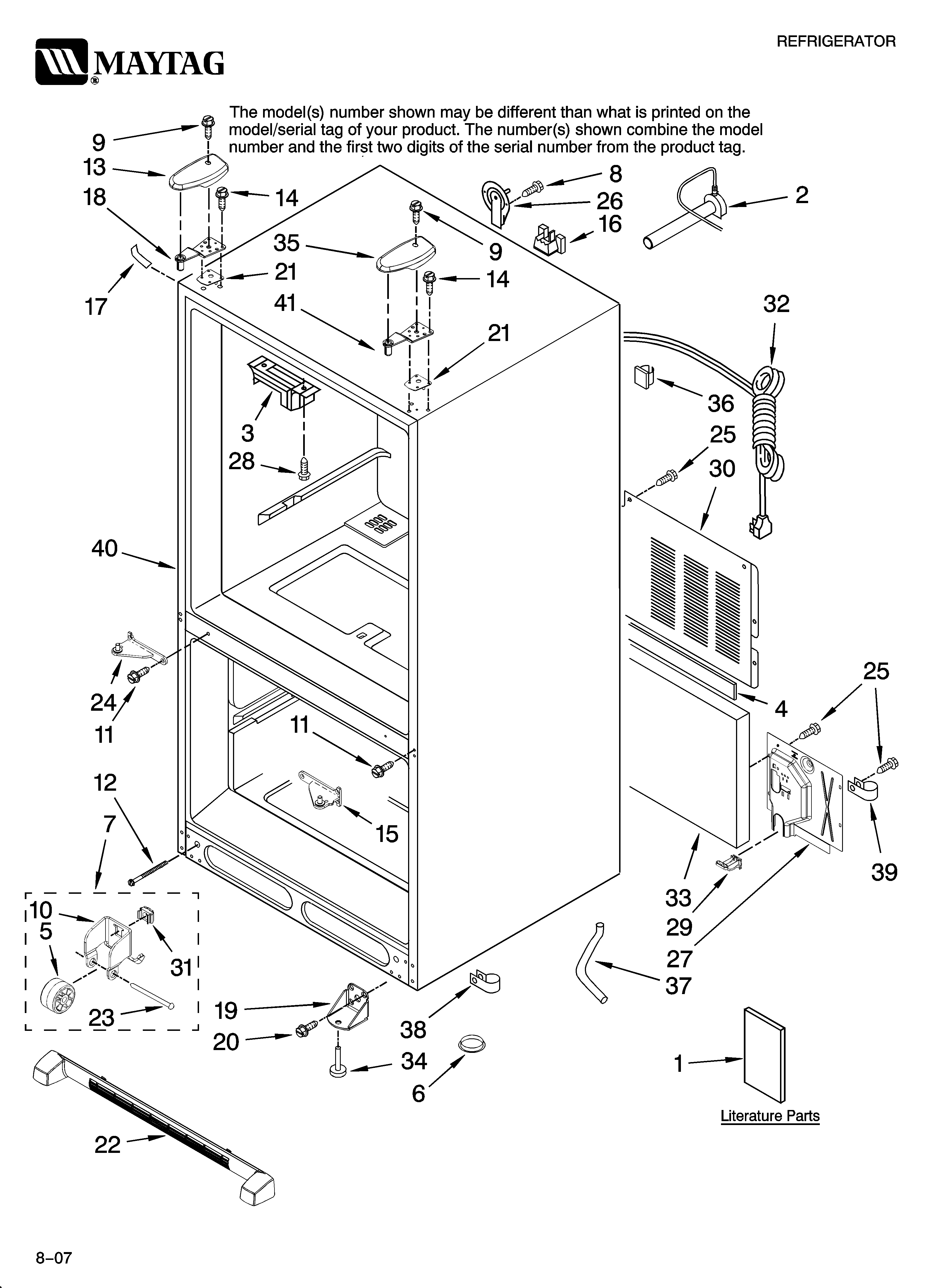 Cabinet parts