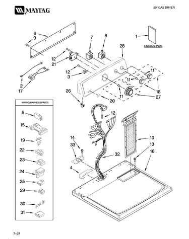 Top and console parts
