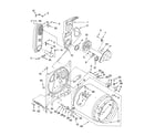Maytag MGD5700TQ1 bulkhead parts diagram