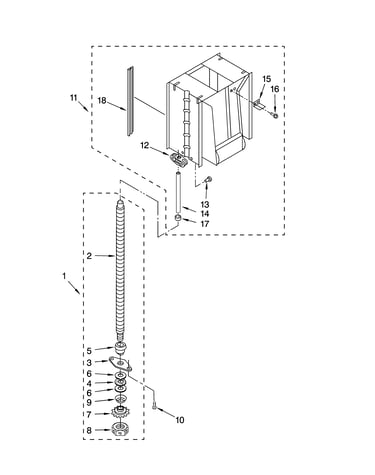 Powerscrew and ram parts