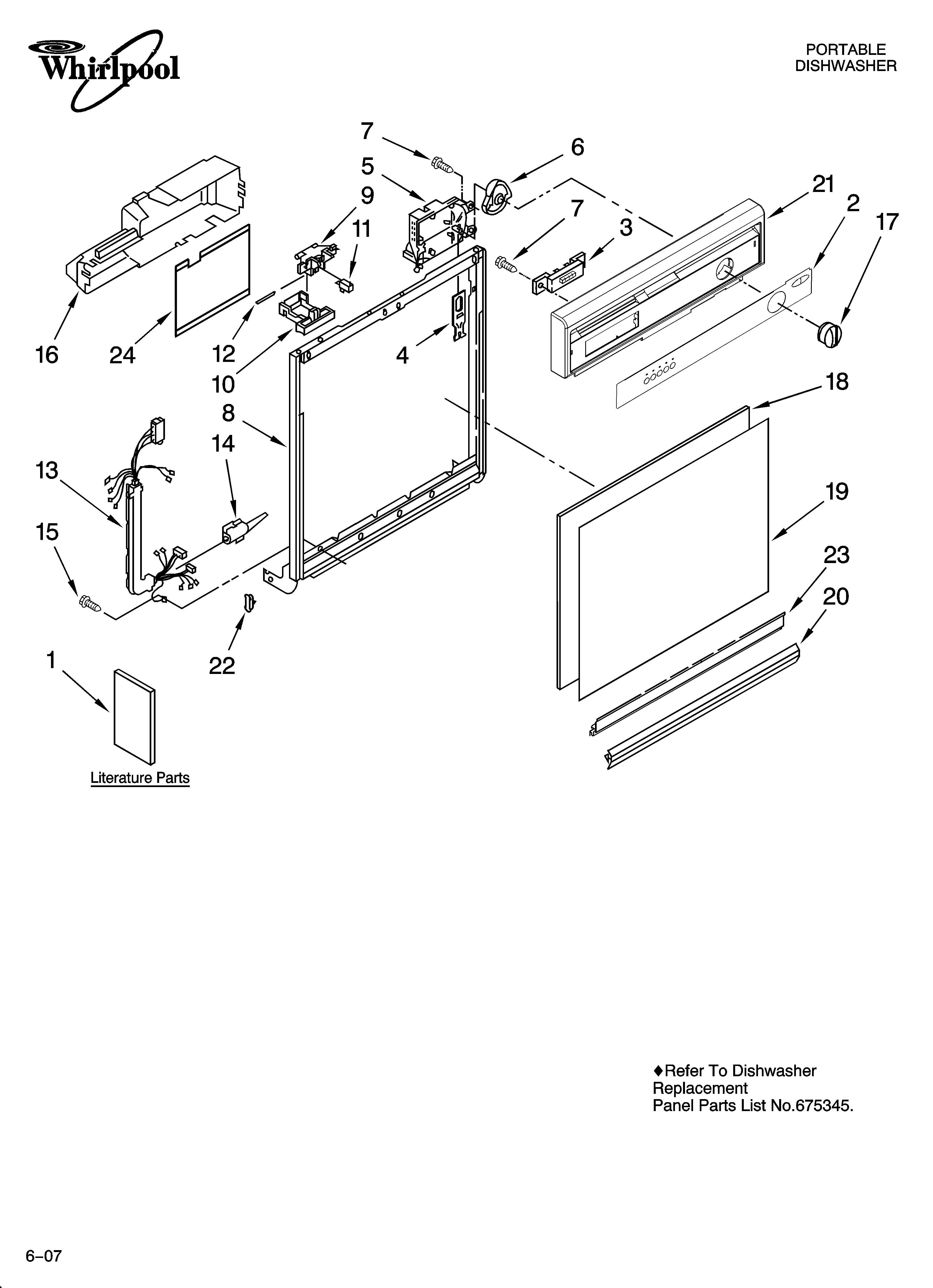 Frame and console parts