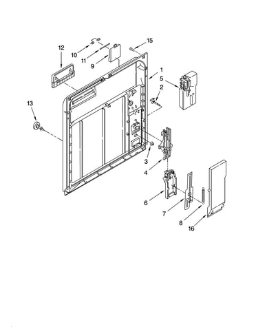 Inner door parts