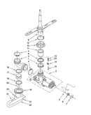 Pump and spray arm parts