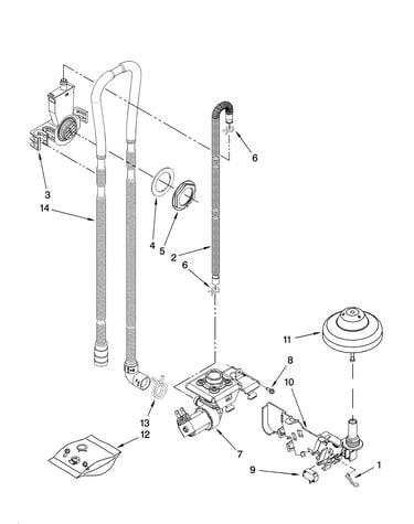 Fill, drain and overfill parts