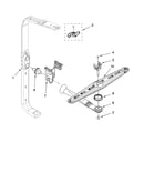 Upper wash and rinse parts