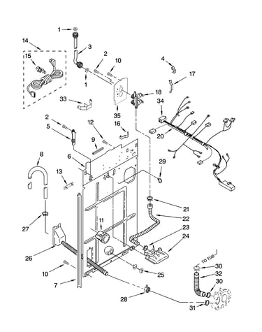 Rear panel parts