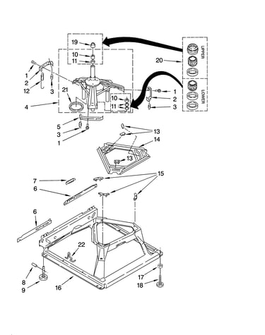 Machine base parts