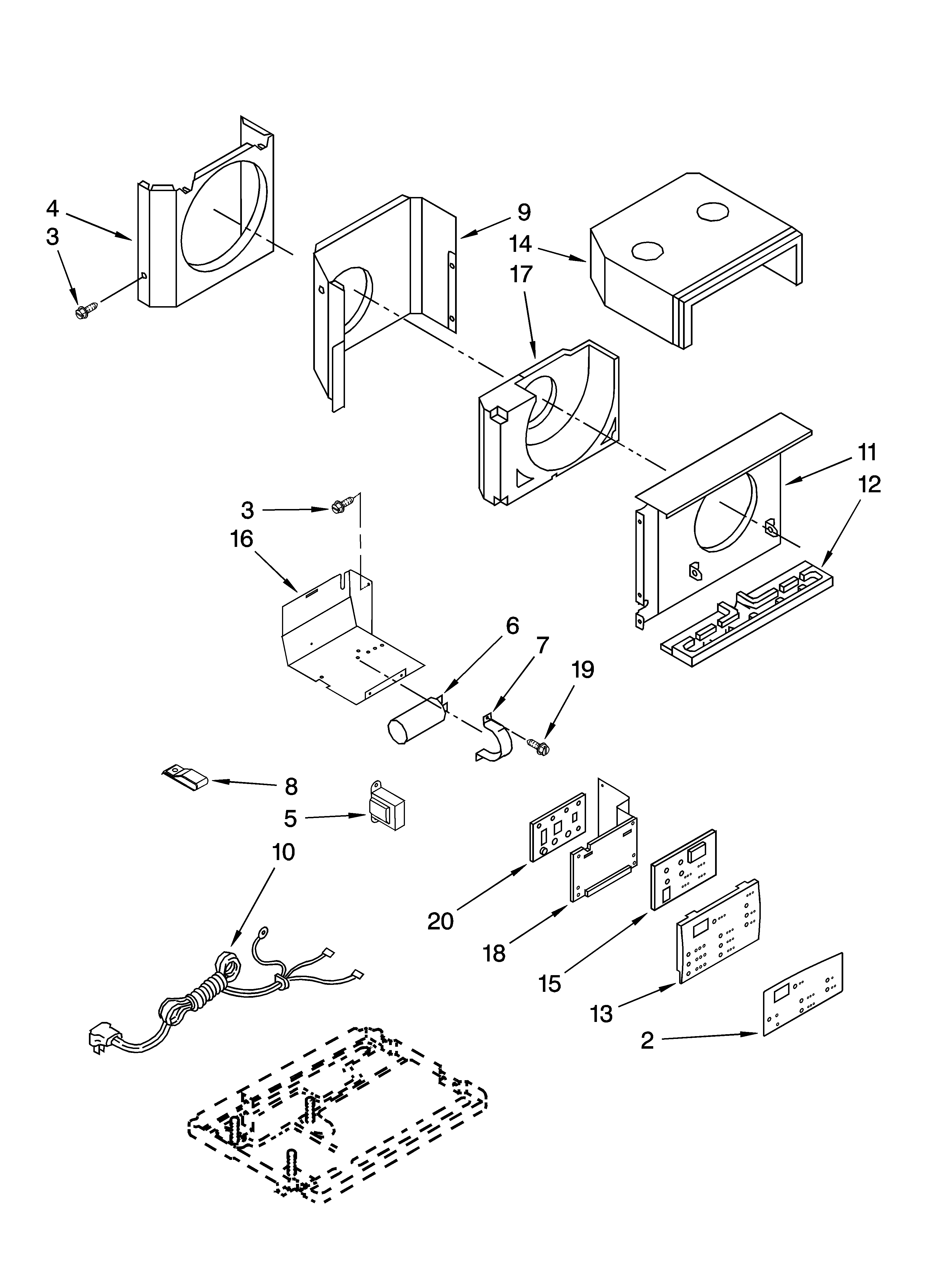 Air flow and control parts