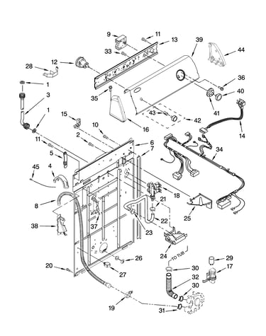 Controls and rear panel parts