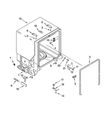 Tub and frame parts