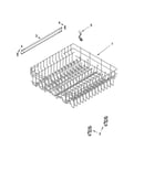 Upper rack and track parts