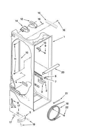 Refrigerator liner parts