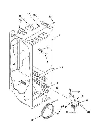 Refrigerator liner parts