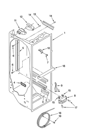 Refrigerator liner parts