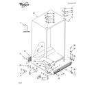 Whirlpool ED5FVGXSS02 cabinet parts diagram