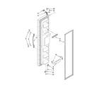 Whirlpool ED5FVGXSS02 freezer door parts diagram