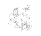 Whirlpool ED5FVGXSS02 dispenser front parts diagram