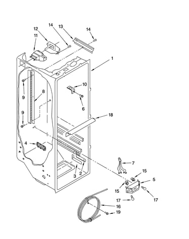 Refrigerator liner parts
