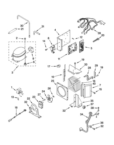 Upper unit parts