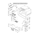 KitchenAid KRFC90100B0 freezer liner parts diagram