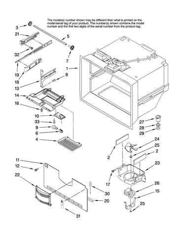 Freezer liner parts