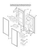 Refrigerator door parts